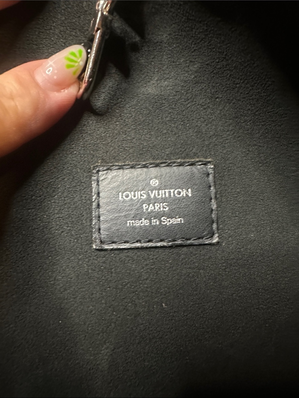 Louis Vuitton Blue Striated Epi Neverfull MM Leather Tote with Black Trim - Picture 2 of 12